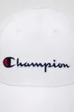 Champion czapka z daszkiem bawełniana biały