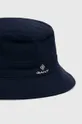 Βαμβακερό καπέλο Gant σκούρο μπλε