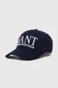 σκούρο μπλε Βαμβακερό καπέλο του μπέιζμπολ Gant Unisex