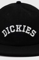 Dickies czapka z daszkiem z domieszką wełny DK0A4YFZBLK1 czarny SS23