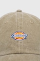 Akcesoria Dickies czapka z daszkiem bawełniana DK0A4Y9IDS01 zielony