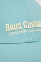 Deus Ex Machina czapka z daszkiem bawełniana DLP231808 turkusowy SS23