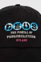 Deus Ex Machina czapka z daszkiem bawełniana czarny