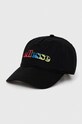 Ellesse șapcă de baseball din bumbac bumbac negru SARA3012