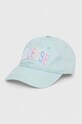 Хлопковая кепка Ellesse аппликация голубой SARA3046