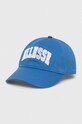 Хлопковая кепка Ellesse аппликация голубой SARA3046