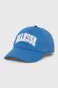 niebieski Ellesse czapka z daszkiem bawełniana Unisex