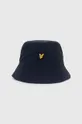 tmavomodrá Obojstranný klobúk Lyle & Scott Unisex