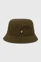 πράσινο Βαμβακερό καπέλο Lyle & Scott Unisex