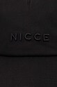 Akcesoria Nicce czapka z daszkiem bawełniana 0375.W059 czarny