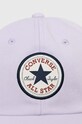 Akcesoria Converse czapka z daszkiem 10022134.A22 fioletowy