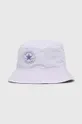 fioletowy Converse kapelusz dwustronny Unisex