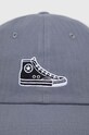 Памучна шапка с козирка Converse 10023501.A07 син SS23