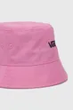 ροζ Βαμβακερό καπέλο Vans