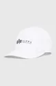biały Alpha Industries czapka bawełniana Unisex