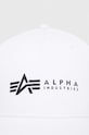 Бавовняна кепка Alpha Industries 126912.09 білий SS23