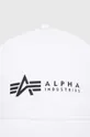 Alpha Industries cotton beanie white