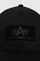 Alpha Industries căciulă din bumbac 168903.03 negru SS23