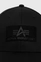 Хлопковая кепка Alpha Industries чёрный