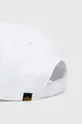 Bavlnená čiapka Alpha Industries biela