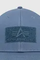Βαμβακερό καπέλο Alpha Industries μπλε