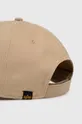 Βαμβακερό καπέλο Alpha Industries μπεζ