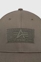 Аксессуары Хлопковая кепка Alpha Industries 168903.257 зелёный