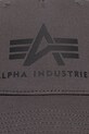 Alpha Industries czapka z daszkiem szary 186902.03