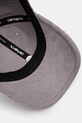 Памучна шапка Carhartt WIP I028955 Harlem Cap сив I028955