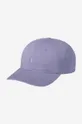 виолетов Памучна шапка с козирка Carhartt WIP Madison Logo Cap Унисекс