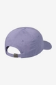 Carhartt WIP cotton baseball cap Madison Logo Cap violet