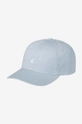 plava Pamučna kapa sa šiltom Carhartt WIP Madison Logo Cap Unisex