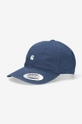 blue Carhartt WIP cotton baseball cap Madison Logo Cap Unisex