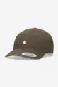 πράσινο Βαμβακερό καπέλο του μπέιζμπολ Carhartt WIP Madison Logo Cap Unisex