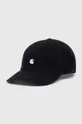 чорний Бавовняна бейсболка Carhartt WIP Madison Logo Cap Unisex