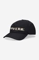 Rick Owens baseball cap applique black DA02B4478.MUEM2