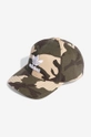 zielony adidas Originals czapka z daszkiem bawełniana Camo Baseball Cap Unisex