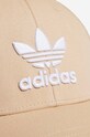 Аксесуари Бавовняна бейсболка adidas Originals Trefoil Baseball Cap HL9326 жовтий
