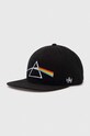 Бавовняна бейсболка American Needle Pink Floyd аплікація чорний SMU703A.PFLOYD