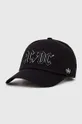 czarny American Needle czapka z daszkiem bawełniana ACDC Unisex