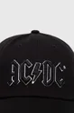 Βαμβακερό καπέλο του μπέιζμπολ American Needle ACDC μαύρο