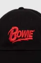 American Needle czapka z daszkiem bawełniana David Bowie czarny