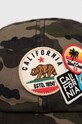 Bombažna bejzbolska kapa American Needle California SMU705A.CALI zelena SS23