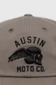 Хлопковая кепка American Needle Austin Moto серый