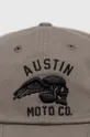 Бавовняна бейсболка American Needle Austin Moto сірий