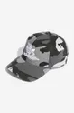 szary adidas Originals czapka z daszkiem bawełniana Camo Baseball Cap Unisex