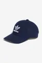navy adidas Originals cotton baseball cap Unisex