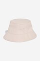 Pamučni šešir adidas Originals Adicolor Trefoil Bucket Hat IB9997 roza SS23