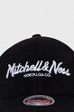 Кепка з домішкою вовни Mitchell&Ness HHSSINTL103.MNNYYPPP чорний AW23