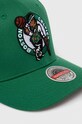 Akcesoria Mitchell&Ness czapka z daszkiem z domieszką wełny Boson Celtics HHSS3257.BCEYYPPPGRE zielony